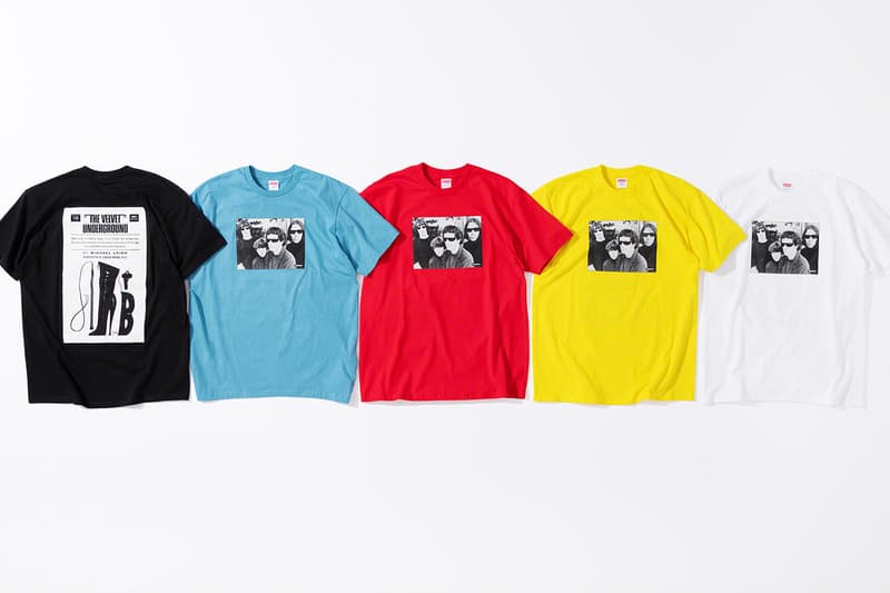 Supreme シュプリーム x ヴェルヴェットアンダーグラウンド The Velvet Underground によるコラボコレクションが登場