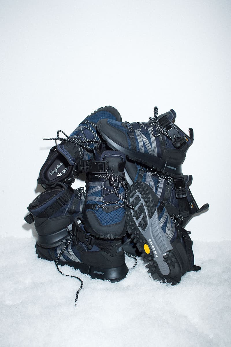 東京デザインスタジオ ニューバランス x スノーピーク TOKYO DESIGN STUDIO New Balance から Snow Peak とタッグを組んだコラボカプセルコレクションが登場