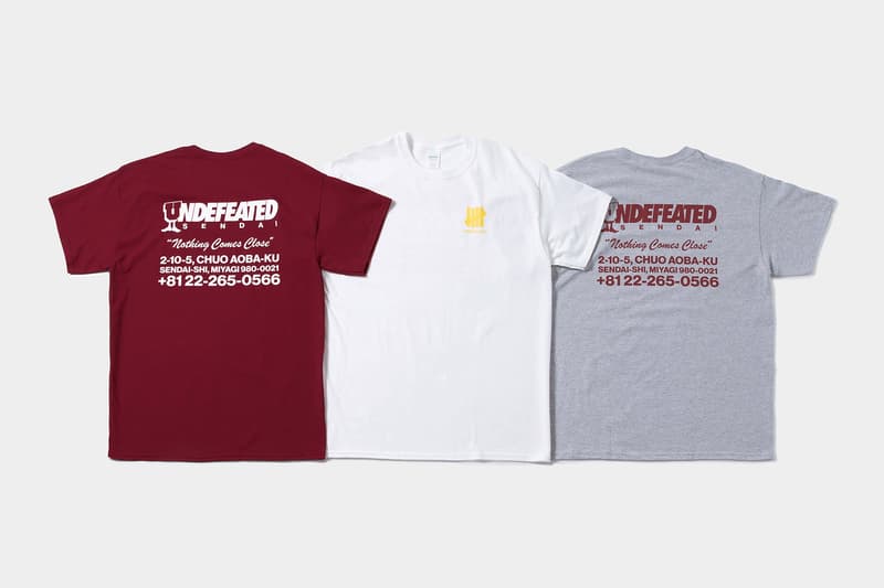 UNDEFEATED アンディフィーテッド sendai 宮城県 仙台 新店舗 オープン