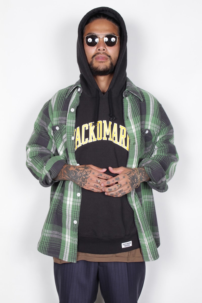 wacko maria dropped 2019 fall winter lookbook collection items leopard animal check ワコマリア 2019 秋冬 ルックブック アニマル柄 チェック 天国東京殺人音楽放送局 music arts film inspired themed collection