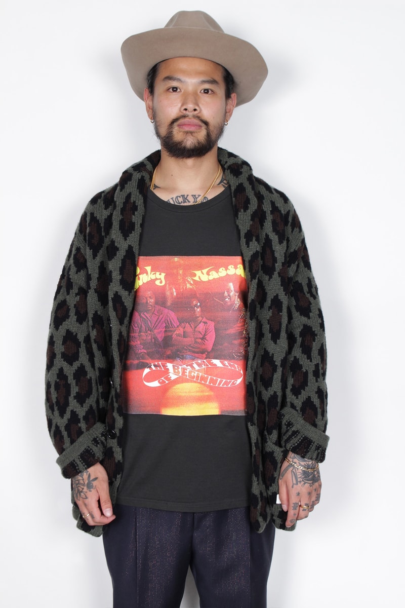 wacko maria dropped 2019 fall winter lookbook collection items leopard animal check ワコマリア 2019 秋冬 ルックブック アニマル柄 チェック 天国東京殺人音楽放送局 music arts film inspired themed collection