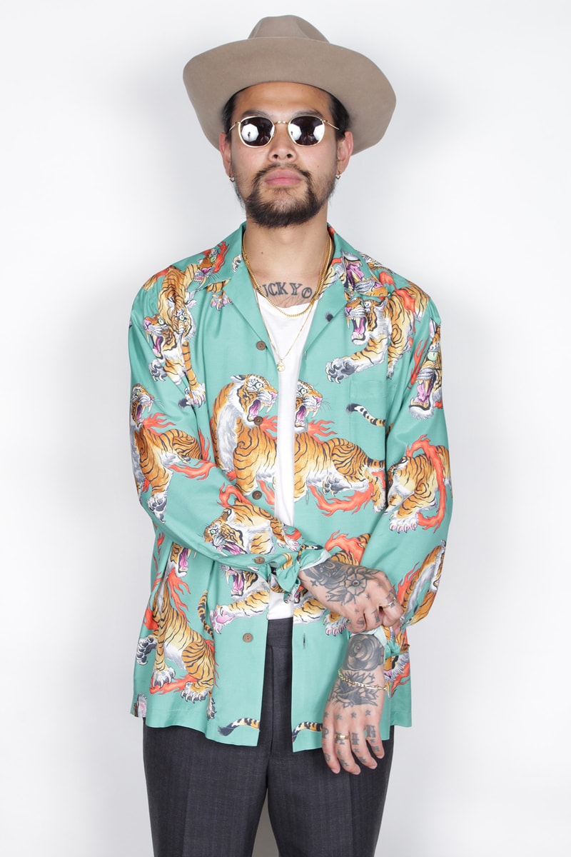 wacko maria dropped 2019 fall winter lookbook collection items leopard animal check ワコマリア 2019 秋冬 ルックブック アニマル柄 チェック 天国東京殺人音楽放送局 music arts film inspired themed collection