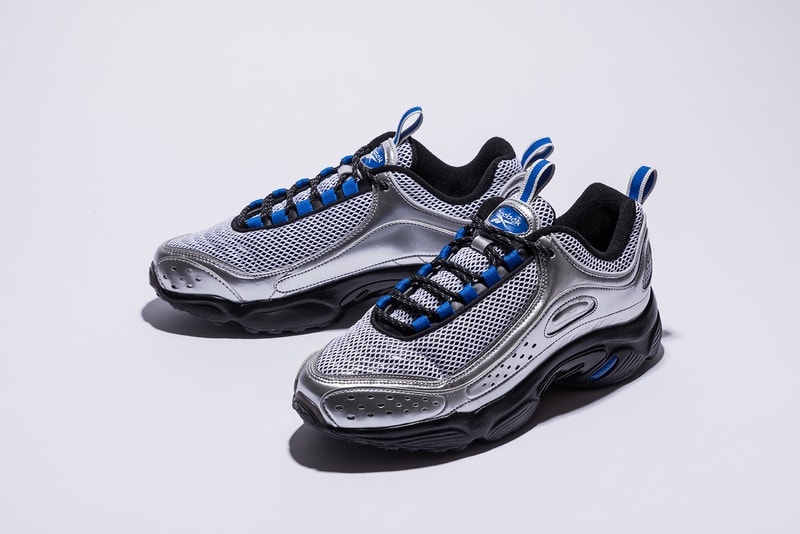リーボック x ブラックアイパッチ blackeyepatch black eye patch reebok daytona dmx ii 2 release date EG7752 silver blue 
