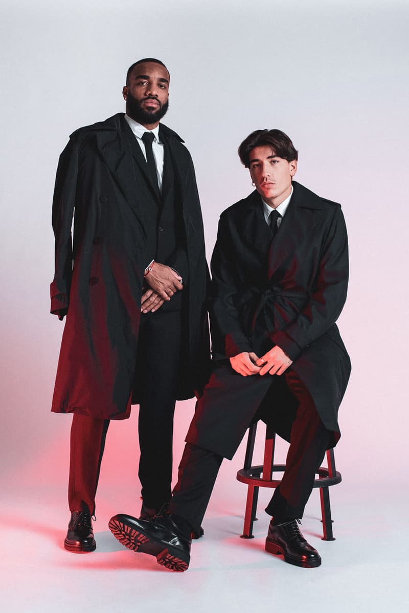 424がアーセナルFCとのパートナーシップを締結 Arsenal 424 Official Formal Wear Partnership Black Suits Ties Shirts White