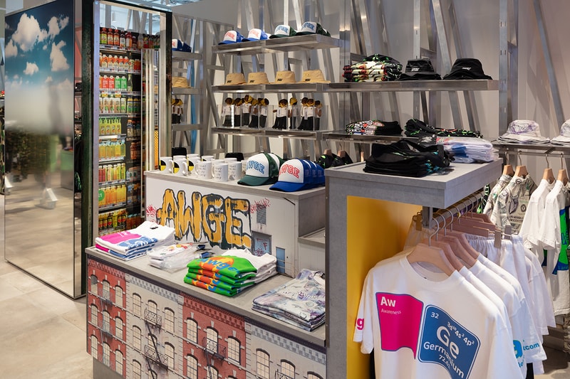 エイサップロッキ アウグ ロンドン セルフリッジズ selfridges asap rocky A$ap yams awge london store look inside first buy cop purchase exclusive merch needles collaboration