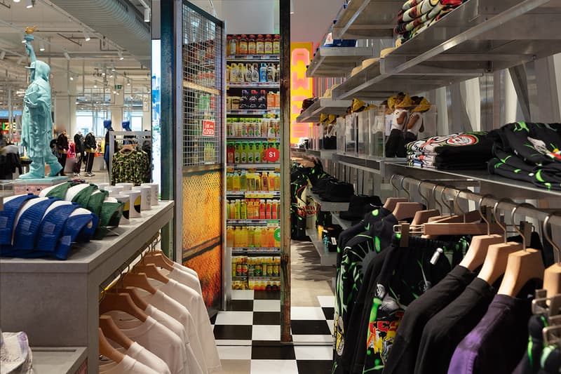 エイサップロッキ アウグ ロンドン セルフリッジズ selfridges asap rocky A$ap yams awge london store look inside first buy cop purchase exclusive merch needles collaboration