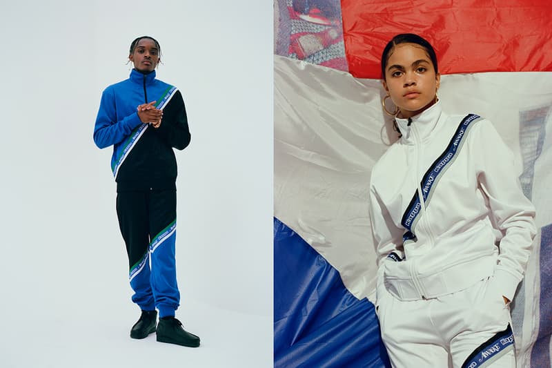 アウェイク ニューヨーク カッパ Awake NY x Kappa Fall/Winter 2019 Capsule Collection Dover Street Market Ginza Pre-Release Global Announcement Sportswear Retro '90s 1990 tracksuit bucket hat soccer stadium jacket football jersey Procell