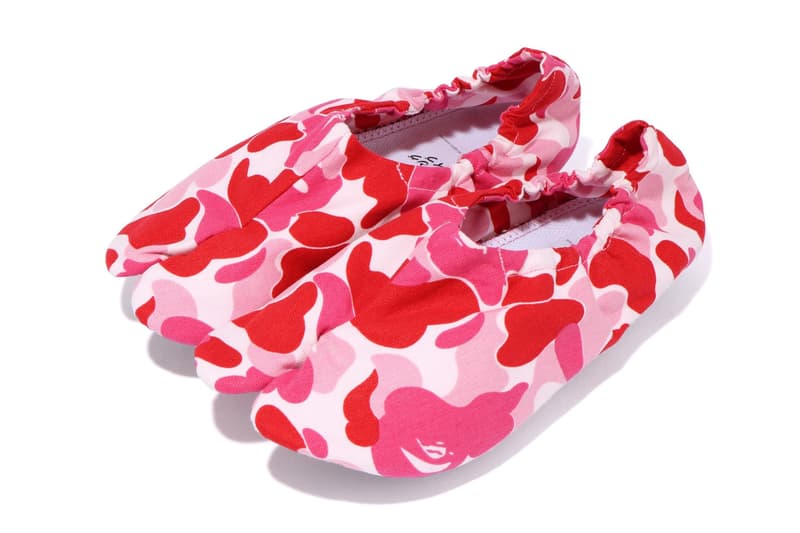 BAPE ベイプ  ABC CAMO カモ柄 Japanese Socks 足袋 靴下 Release a bathing ape green footwear