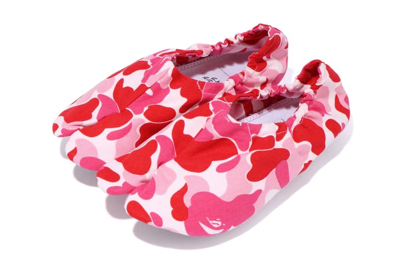 BAPE ベイプ ABC CAMO カモ柄 Japanese Socks 足袋 靴下 Release a bathing ape green footwear