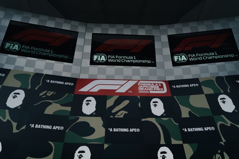 F1 日本GP BAPE ベイプ APE エイプ コラボレーション バルテリ・ボッタス セバスチャン・ベッテル ルイス・ハミルトン