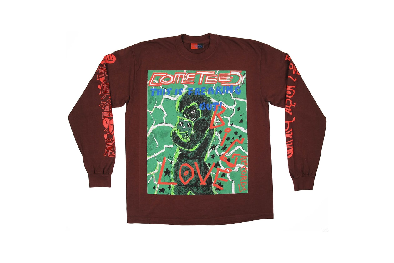 ビッグラブレコーズ x カム ティーズによるコラボTシャツ Big Love Records がLAの気鋭Tシャツブランド Come Tees とのコラボピース2型を発売