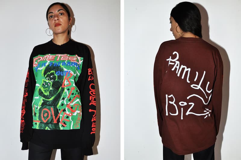 ビッグラブレコーズ x カム ティーズによるコラボTシャツ Big Love Records がLAの気鋭Tシャツブランド Come Tees とのコラボピース2型を発売