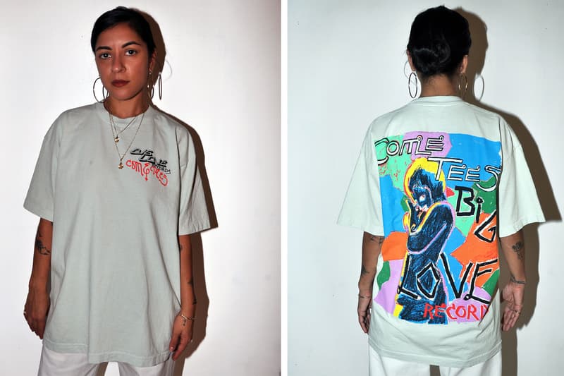 ビッグラブレコーズ x カム ティーズによるコラボTシャツ Big Love Records がLAの気鋭Tシャツブランド Come Tees とのコラボピース2型を発売