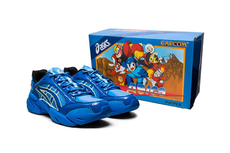 アシックスが人気ゲームシリーズ『ロックマン』をフィーチャーしたカプセルコレクションをリリース capcom mega man megaman rockman rock man gel bnd blue yellow release date info photos 1021A313 400 apparel sneaker colorway running shoe japan