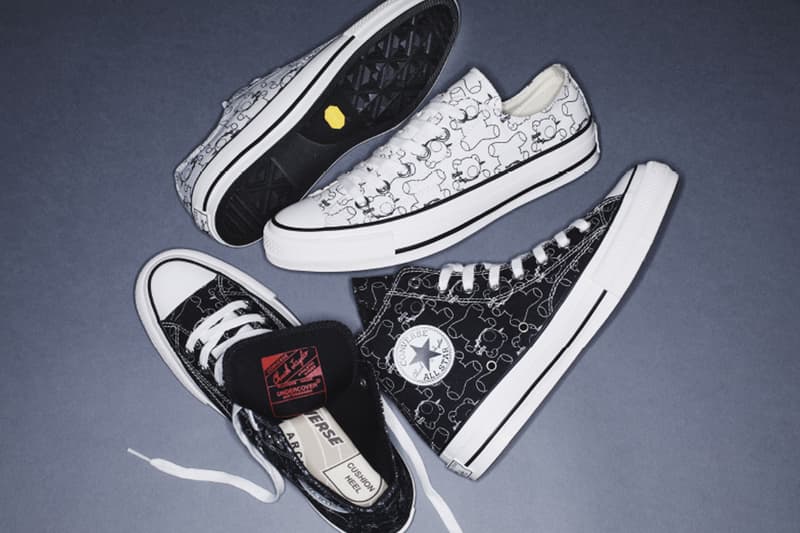 アンダーカバー x コンバースアディクト チャックテイラー UNDERCOVER Converse Addict Chuck Taylor All Star low top hi graphics jun takahashi vibram sole poron eva cup insole footwear sneaker shoes