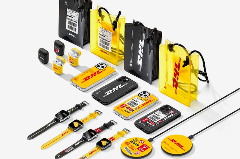 DHL CASETiFY 50th Anniversary Collection Release Info Bags T shirt Apple Iphone Airpods Charger Watch Yellow Red