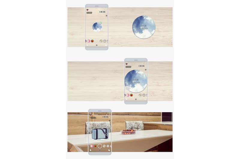 Dior ディオール x RIMOWA リモワ Augmented Reality 仮想現実 スナップチャットフィルター Snapchat Filters Kim Jones キム ジョーンズ Face Lens World Lens Marker Tech Luggage Experience Personal Clutch Bag 3D Paris Miami Dubai