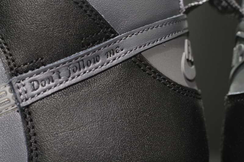 FRAR x ナイキSBによるダンクにクローズアップ フォーティーパーセント アゲインスト ライツ forty percent against rights fpar nike sb dunk high air jordan 5 air jordan 6 black dark grey bv1052 001