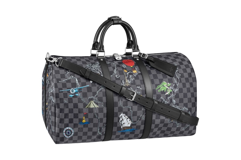 ルイヴィトンが新ライン“ダミエ・グラフィット マップ”を発表 Louis Vuitton がグラフィックを大胆にあしらった新ライン “Damier Graphite Map” を発表 