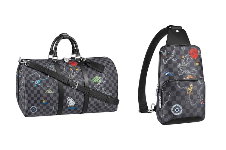 Louis Vuitton がグラフィックを大胆にあしらった新ライン “Damier Graphite Map” を発表