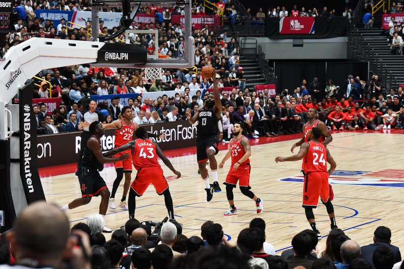 昨季王者のラプターズが16年ぶりとなる NBA Japan Games 第1戦を接戦で制す James Harden ジェームズ・ハーデン Russell Westbrook ラッセル・ウェストブルック