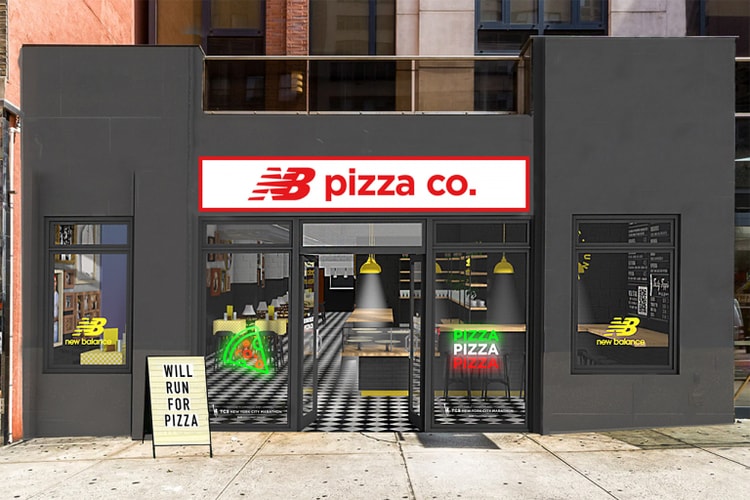 New Balance がニューヨークシティマラソンの参加者にピザを無償で提供するイベントを開催