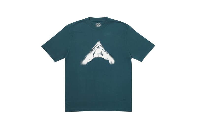 Palace Winter 2019 Tees First Look London Streetwear Skatewear Skating T-Shirts Stripes American Football Jersey Faded Dip Dye Esty DPM Camouflage Graphic Heavy pieces