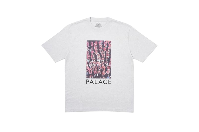 Palace Winter 2019 Tees First Look London Streetwear Skatewear Skating T-Shirts Stripes American Football Jersey Faded Dip Dye Esty DPM Camouflage Graphic Heavy pieces
