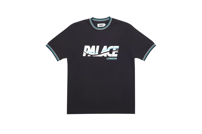 Palace Winter 2019 Tees First Look London Streetwear Skatewear Skating T-Shirts Stripes American Football Jersey Faded Dip Dye Esty DPM Camouflage Graphic Heavy pieces