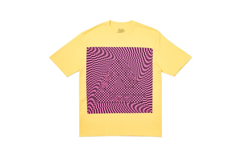 Palace Winter 2019 Tees First Look London Streetwear Skatewear Skating T-Shirts Stripes American Football Jersey Faded Dip Dye Esty DPM Camouflage Graphic Heavy pieces