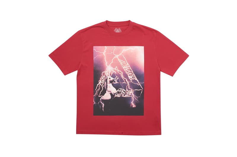 Palace Winter 2019 Tees First Look London Streetwear Skatewear Skating T-Shirts Stripes American Football Jersey Faded Dip Dye Esty DPM Camouflage Graphic Heavy pieces