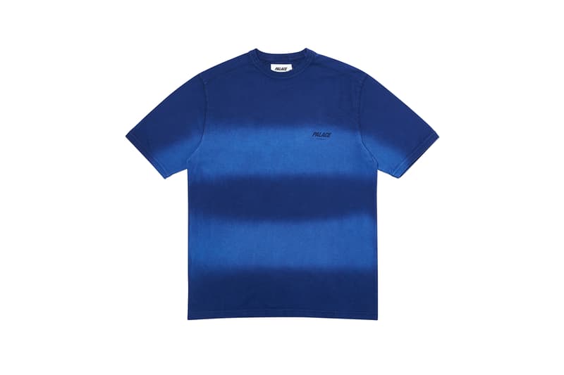 Palace Winter 2019 Tees First Look London Streetwear Skatewear Skating T-Shirts Stripes American Football Jersey Faded Dip Dye Esty DPM Camouflage Graphic Heavy pieces