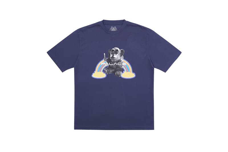 Palace Winter 2019 Tees First Look London Streetwear Skatewear Skating T-Shirts Stripes American Football Jersey Faded Dip Dye Esty DPM Camouflage Graphic Heavy pieces