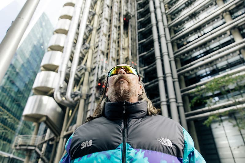 スニーカーズアンスタッフ × ノースフェイスのコラボコレクションが登場 sneakersnstuff the north face 20th anniversary capsule collection tie dye black purple blue puffer nuptse jacket berkley boot denali fleece sweatpants hat sns
