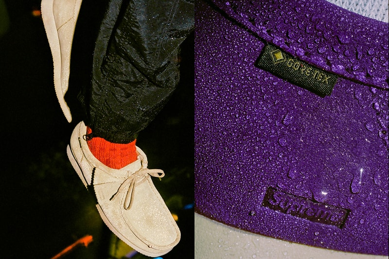 シュプリーム x クラークス Supreme x Clarks Originals から GORE-TEX と Vibram® ソールを用いたコラボフットウェアが登場 ワラビー Wallabee