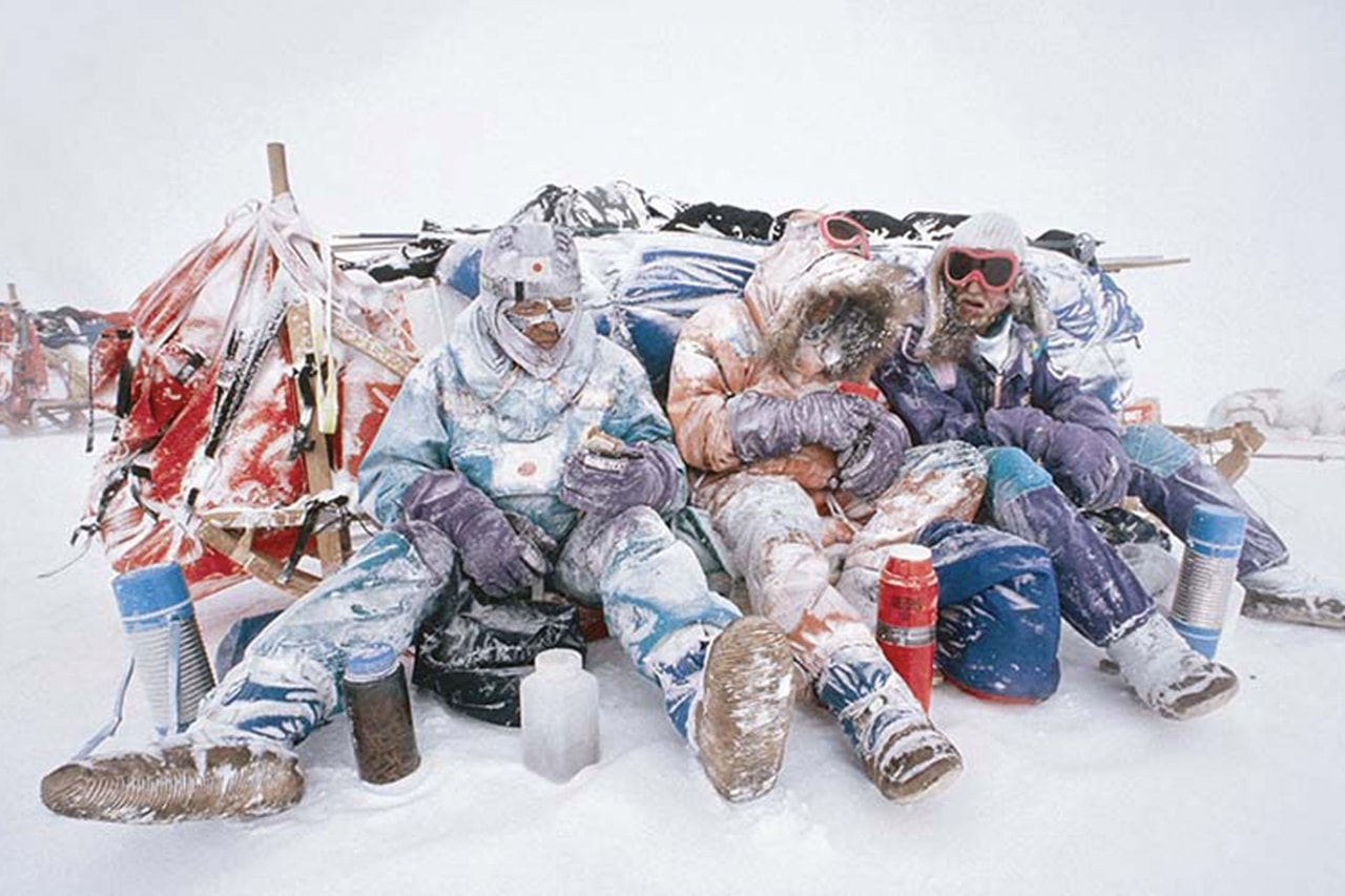 The North Faceザ・ノースフェイス Trans Antarctic" 環境問題 Capsule dogsledding crossing 1990 gore tex japan 6 expedition 42 dogs Shinzo Funatsu 6400 km international