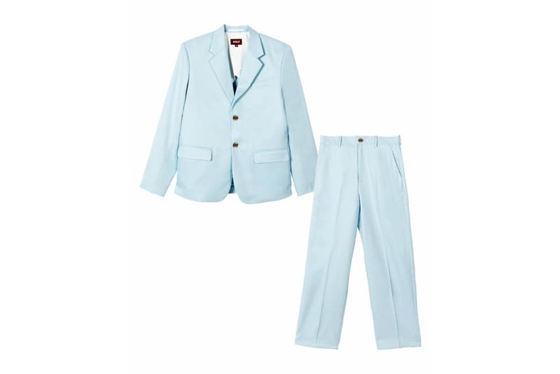 Tyler, the Creator タイラー ザ クリエイター 'IGOR' イゴール Costume コスチューム Release スーツ ハロウィン Info Powder Blue earfquake Highlighter Green Yellow Red Blazer Trousers Platinum Blonde Wig
