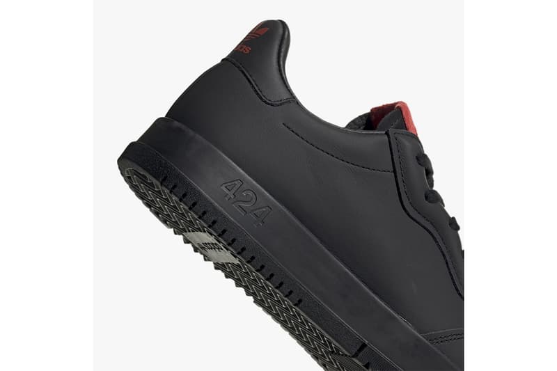 424 x アディダスのコラボスニーカーが登場 424 x adidas Consortium SC Premiere & Pro Model Release Information First Look Collaboration Originals Three Stripes Minimal Footwear Drop Cop Sneakersnstuff Black White Cream Red Label Fairfax