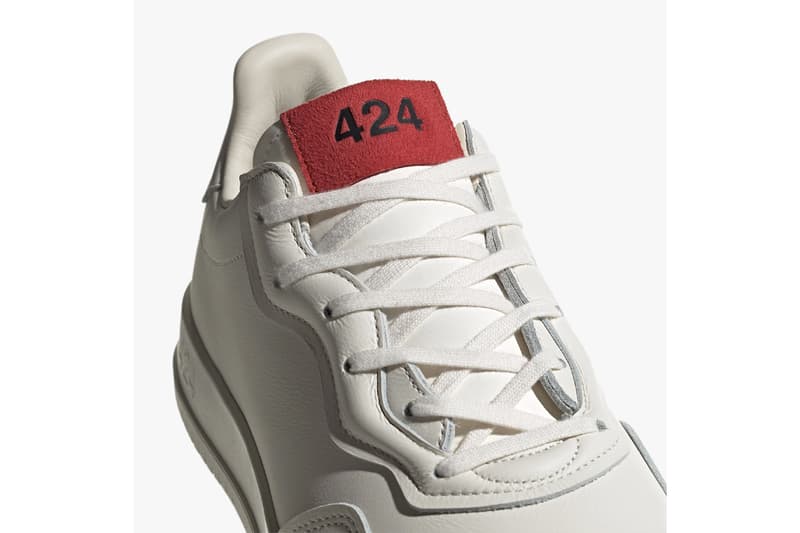 424 x アディダスのコラボスニーカーが登場 424 x adidas Consortium SC Premiere & Pro Model Release Information First Look Collaboration Originals Three Stripes Minimal Footwear Drop Cop Sneakersnstuff Black White Cream Red Label Fairfax