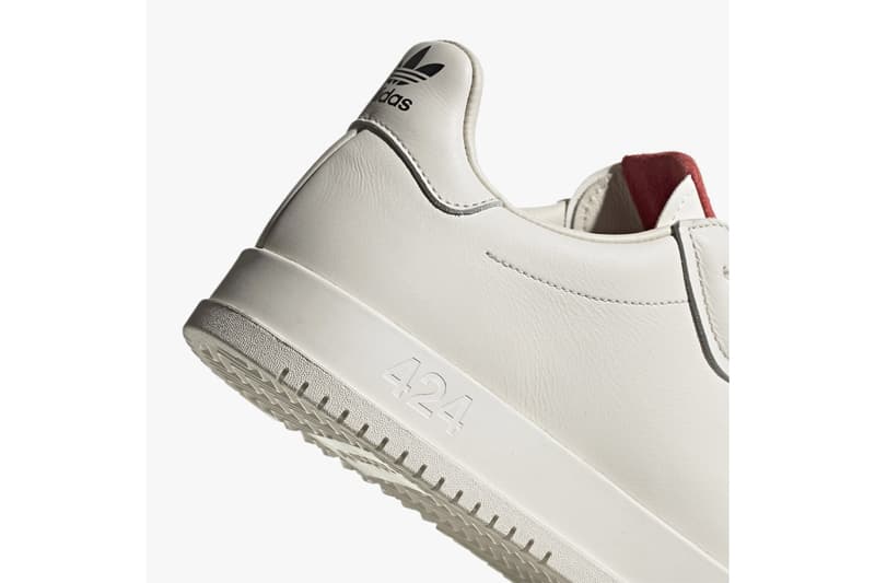 424 x アディダスのコラボスニーカーが登場 424 x adidas Consortium SC Premiere & Pro Model Release Information First Look Collaboration Originals Three Stripes Minimal Footwear Drop Cop Sneakersnstuff Black White Cream Red Label Fairfax