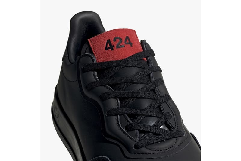 424 x アディダスのコラボスニーカーが登場 424 x adidas Consortium SC Premiere & Pro Model Release Information First Look Collaboration Originals Three Stripes Minimal Footwear Drop Cop Sneakersnstuff Black White Cream Red Label Fairfax