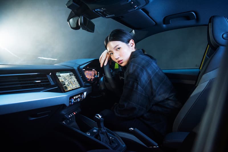 菊乃と新型アウディ A1 Sportback が出会った 新世代の東京ファッションカルチャーアイコン 菊乃と新型 Audi A1 Sportback が出会った