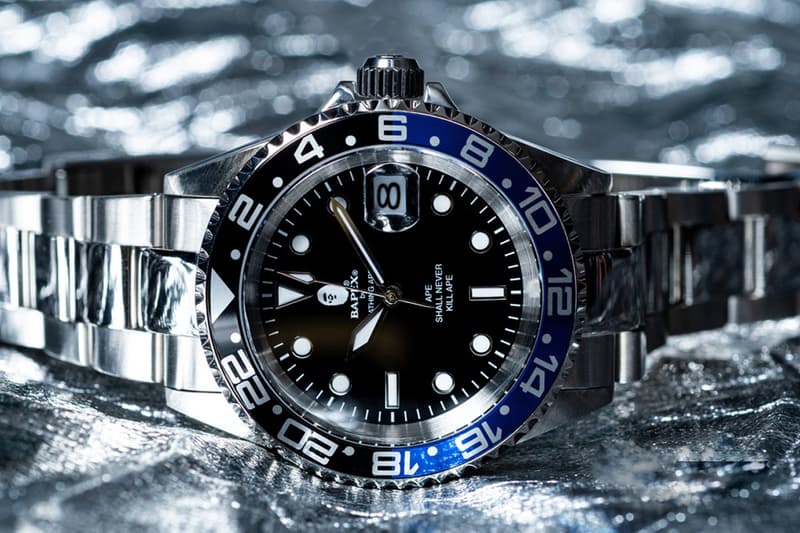 BAPEX TYPE 2 Watch "Blue/Black"  ベイプ  ア・ベイシング・エイプ 腕時計 ベイプ エックス ロレックス rolex batman バットマン