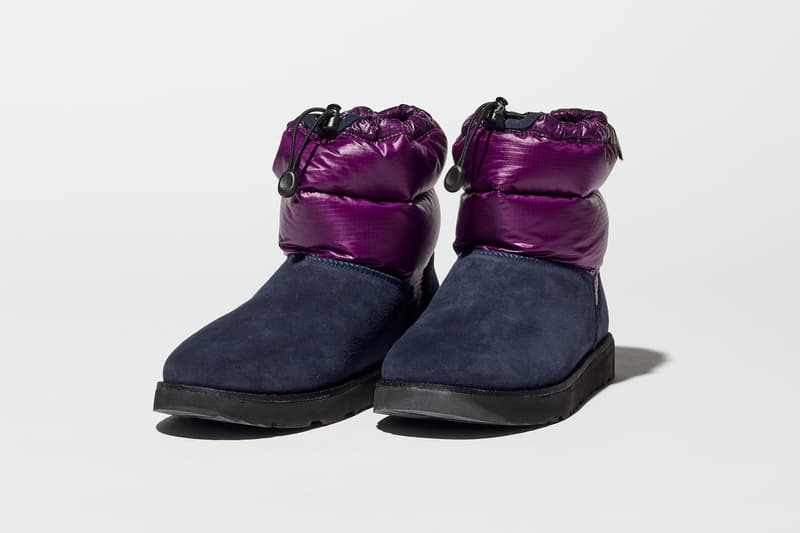 ビームス x UGG x ロッキー マウンテン フェザーベッドからコラボブーツが登場 BEAMS x UGG® x Rocky Mountain Featherbed からダウンで切り替えたクラシックミニが登場