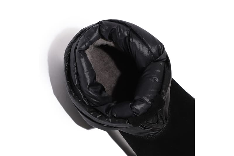 ビームス x UGG x ロッキー マウンテン フェザーベッドからコラボブーツが登場 BEAMS x UGG® x Rocky Mountain Featherbed からダウンで切り替えたクラシックミニが登場