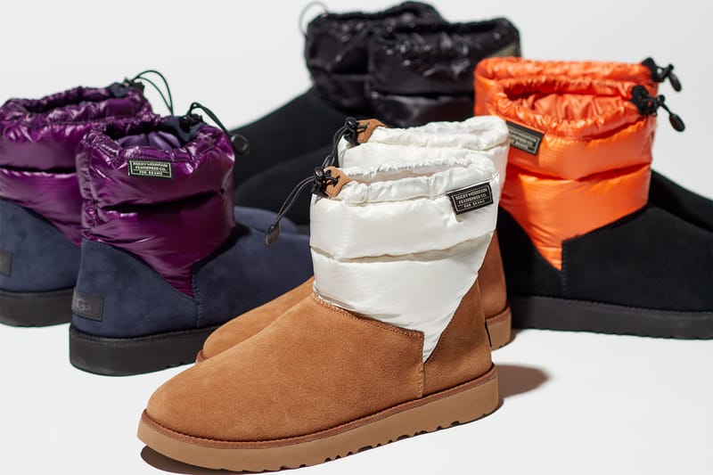 BEAMS x UGG® x Rocky Mountain Featherbed からダウンで切り替えたクラシックミニが登場