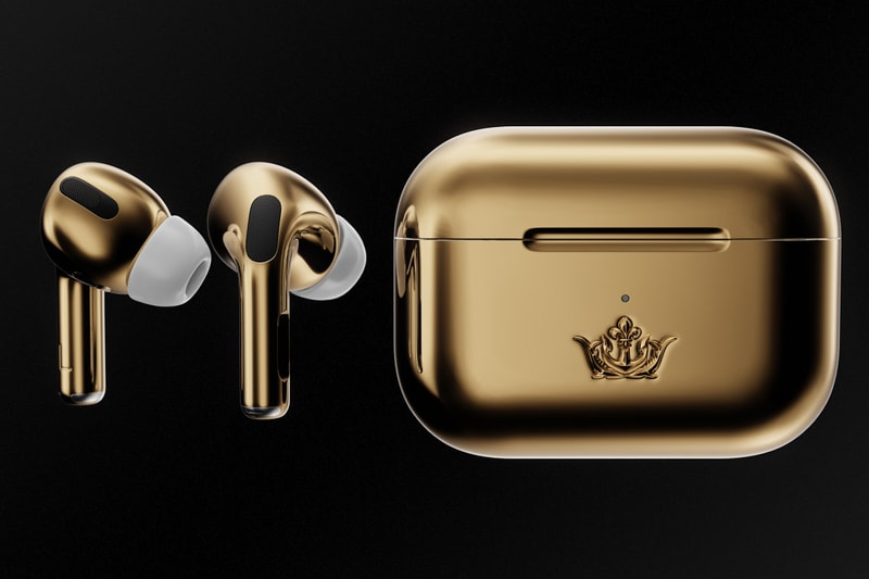 18金でコーティングされた約730万円の AirPods Pro が登場 Caviar Apple 18-Karat AirPods Pro $67,000 USD