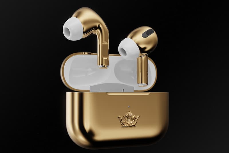 18金でコーティングされた約730万円の AirPods Pro が登場 Caviar Apple 18-Karat AirPods Pro $67,000 USD