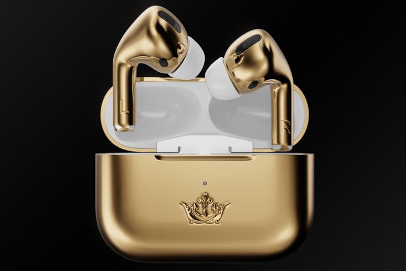 18金でコーティングされた約730万円の AirPods Pro が登場 Caviar Apple 18-Karat AirPods Pro $67,000 USD