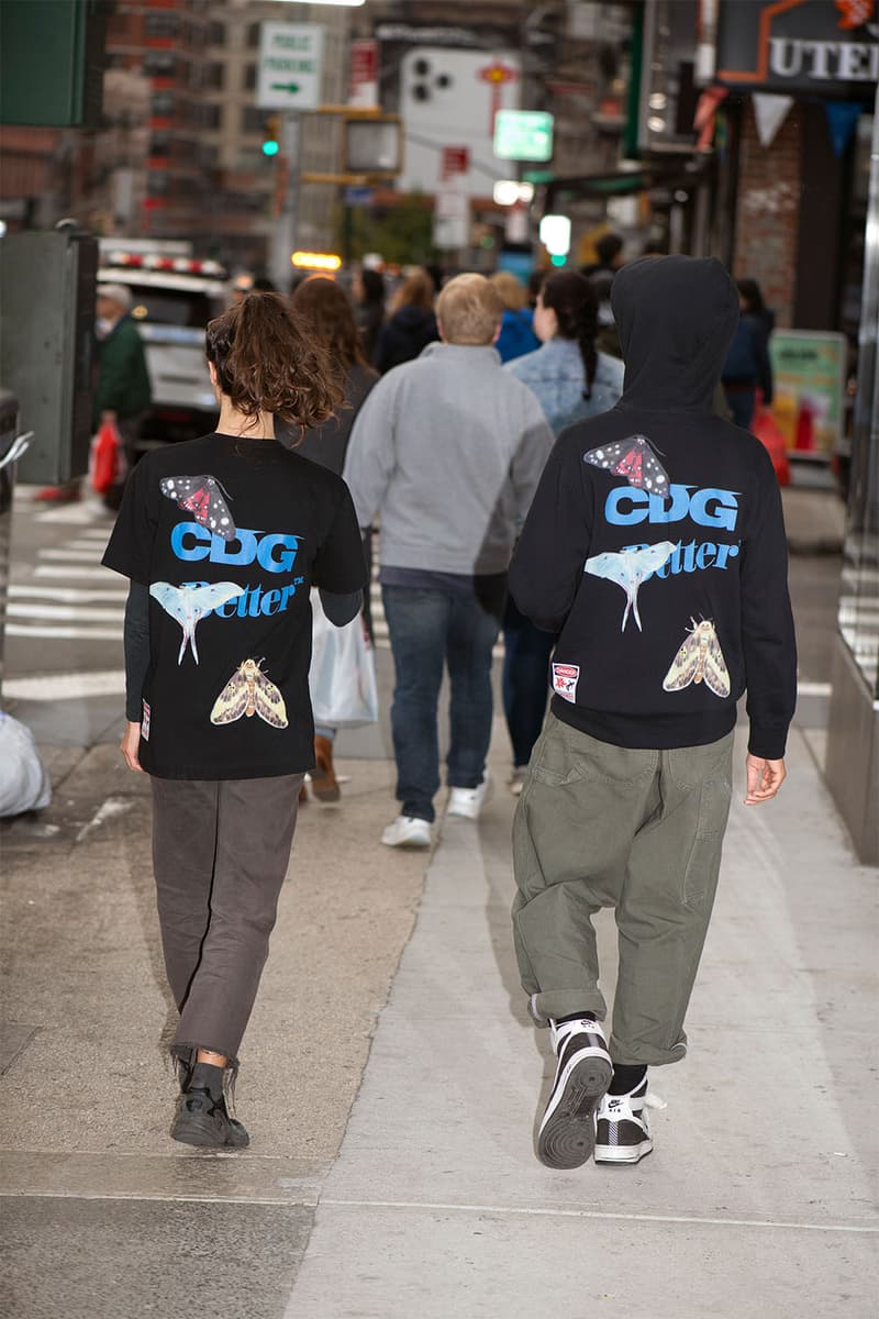 CDG ベター がアイコニックなグラフィックを用いた Better™ とのコラボプロダクトを発売